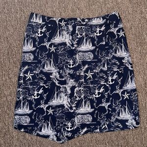 Women’s Super cute Nautical/Ocean Skirt *Great Condition*